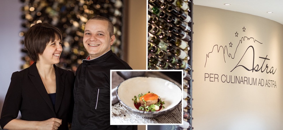 In un borgo sperduto fra le Dolomiti, il ristorante "Astra"
